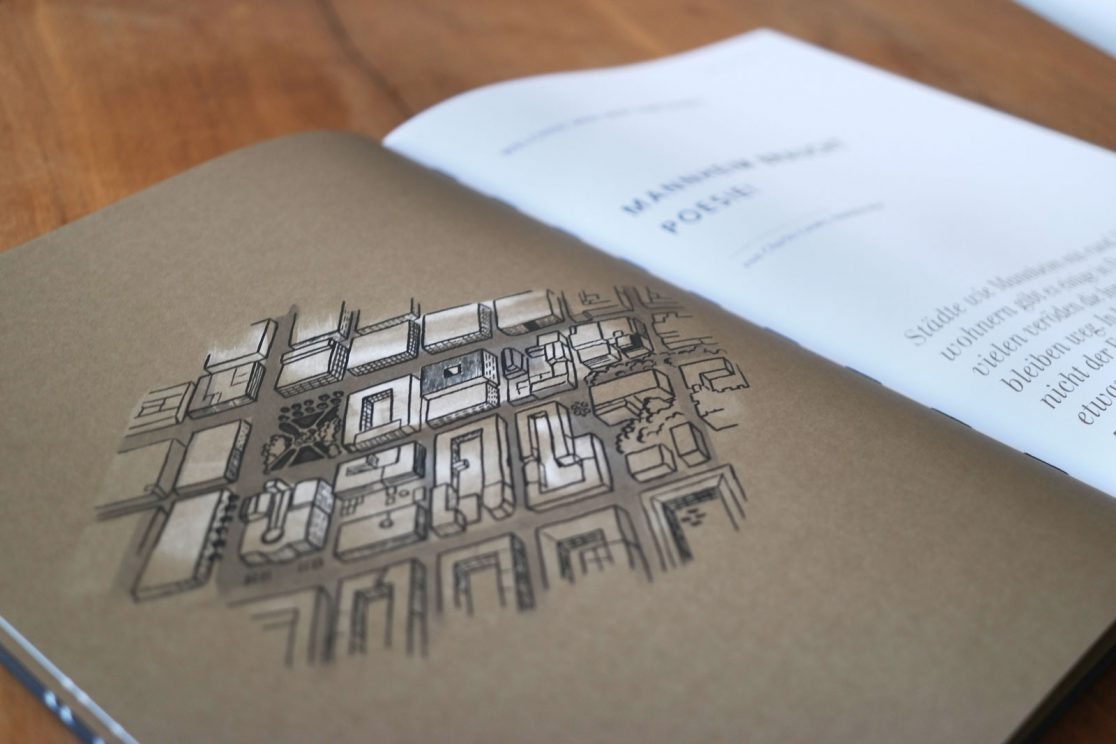 Engelhorn 125-Jubiläum, Engelhorn, Jubiläumsbuch, Illustrationen, Mannheim, Quadrate, Stadt