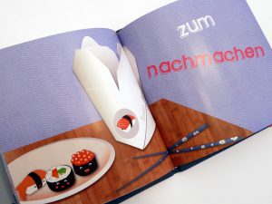 Sushi, Sushibuch, Rezept, Illustration, Illustrationen, Sympathiefiguren
