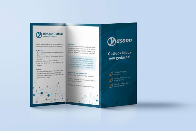 Flyer, Geschäftsausstattung, Yasoon