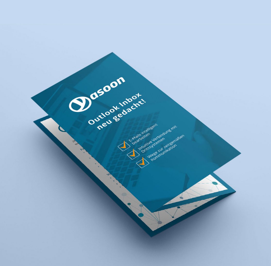 Flyer, Geschäftsausstattung, Yasoon