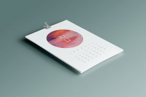 Life is a cloud, Jahreskalender, Kalender, Illustrationen, Himmel, Acryl, Aquarell, Wolken, Wandkalender